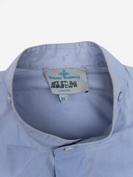 Vivienne Westwood 90s Bondage-Strap Parachute Button-Up Shirt – brand label
