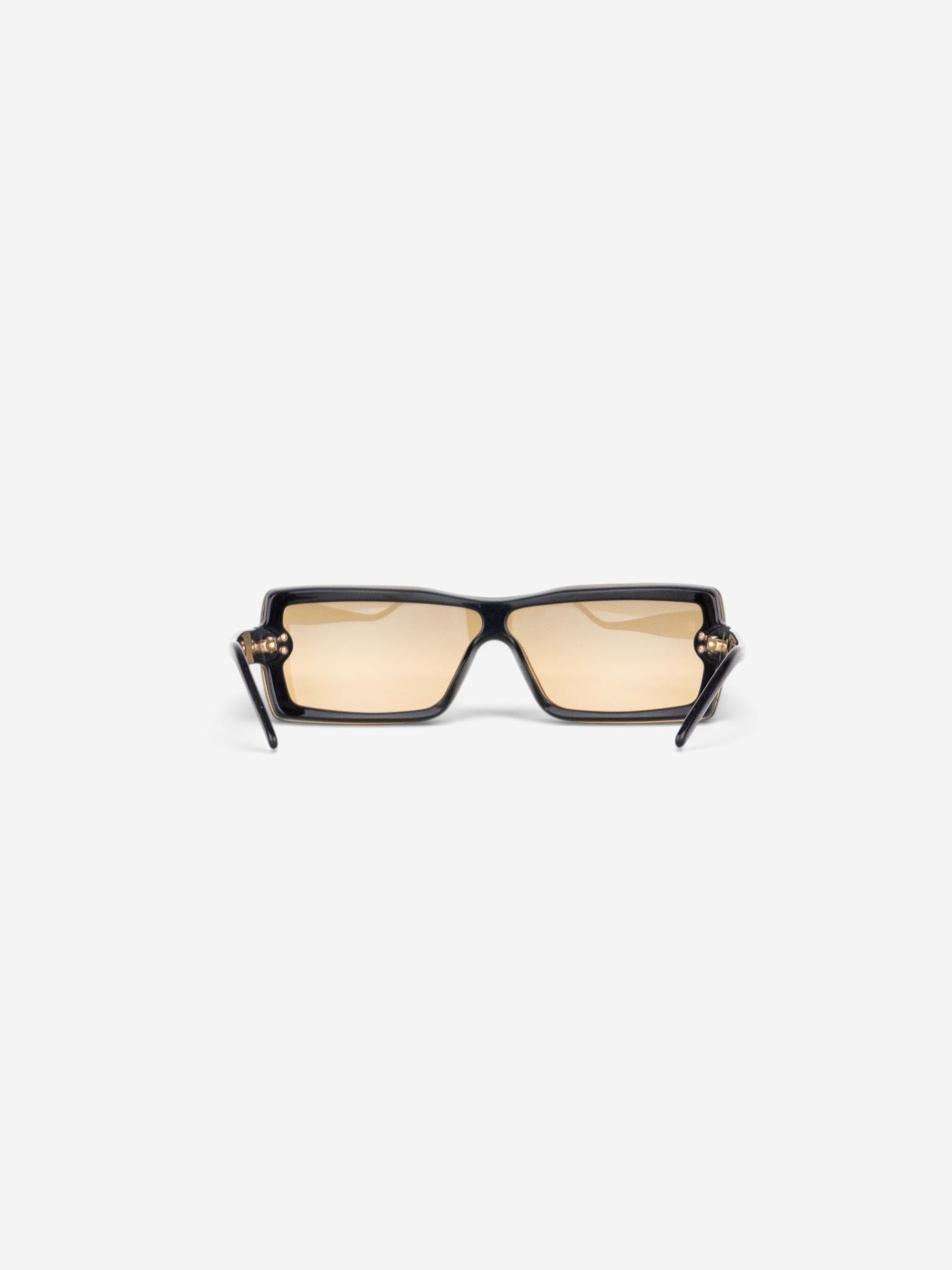 Chanel 2000s 5067 CC Logo Wrap Mask Shield Sunglasses – back view