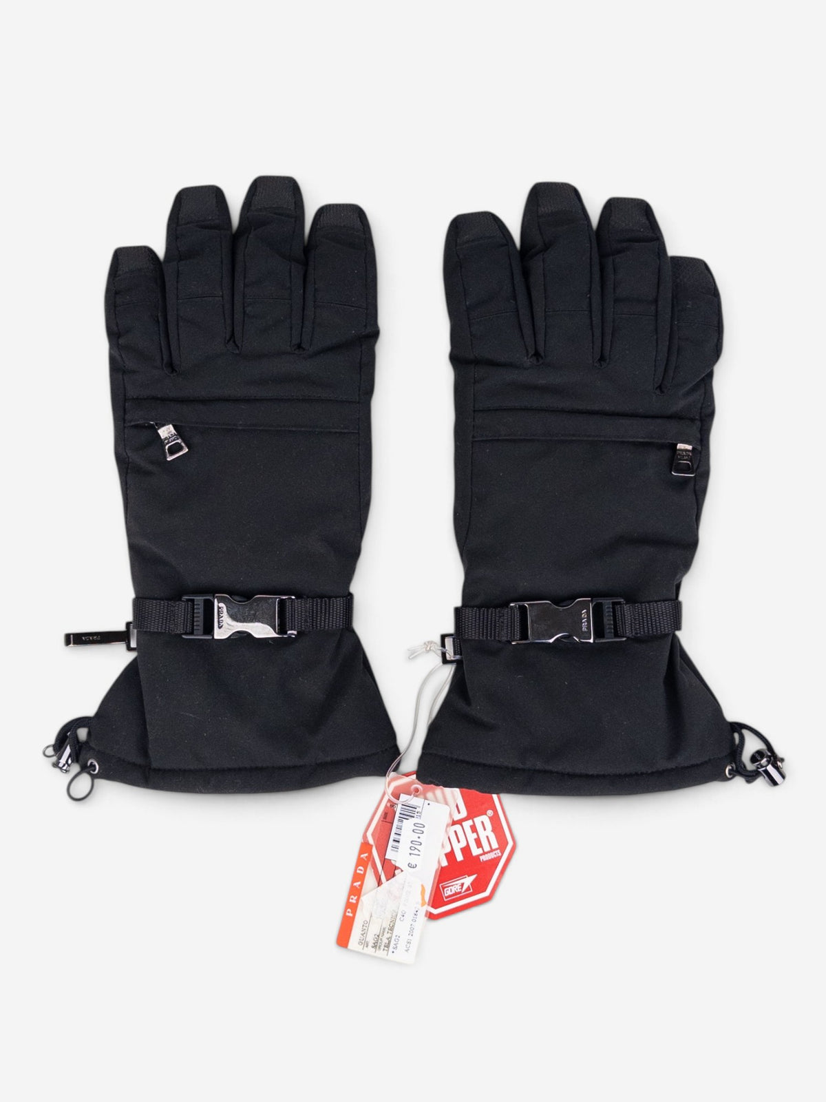 Prada 2000s ‘Techno’ Buckle Wind Stopper Ski Gloves – view 6
