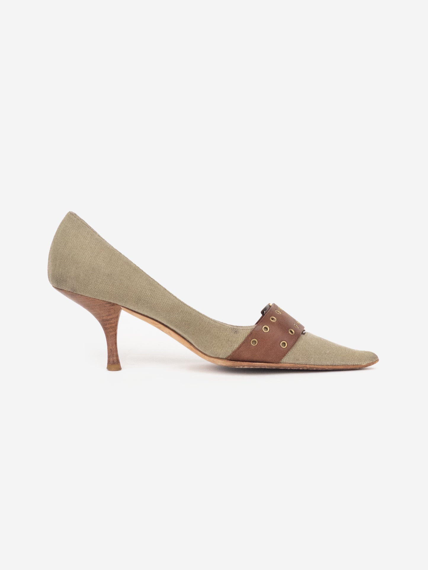 Dior by Galliano SS02 'Street Chic' Buckle Pump Heels