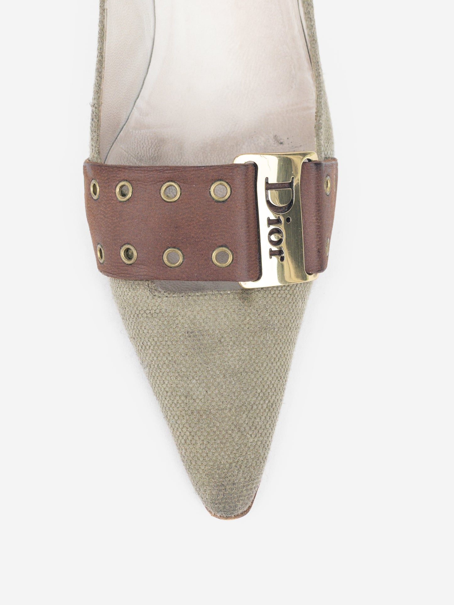 Dior by Galliano SS02 'Street Chic' Buckle Pump Heels