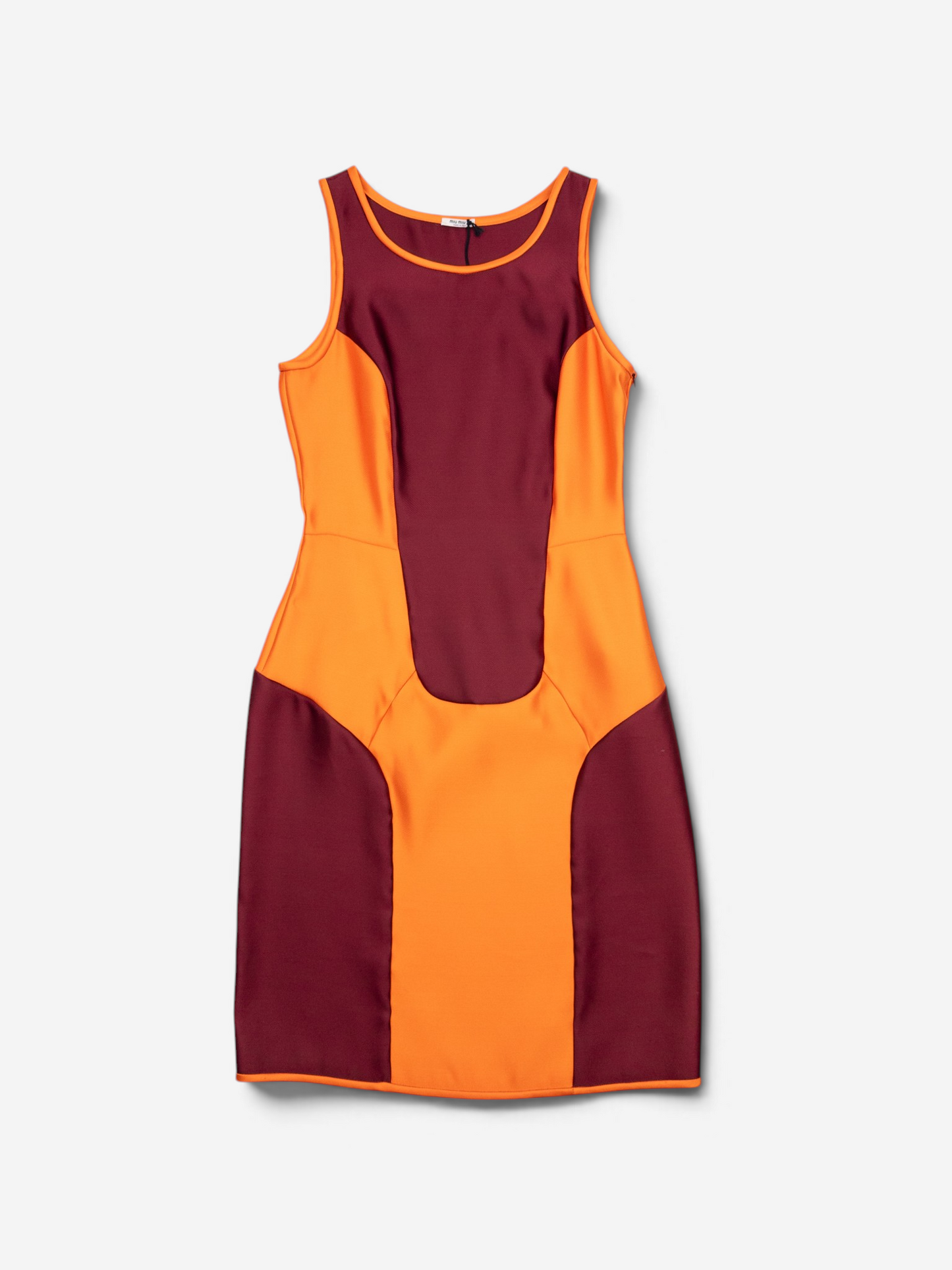 Miu Miu SS08 Colorblock Neon Sports Dress – front view