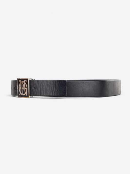 Jean Paul Gaultier 90s Logo Buckle Belt – product view 2