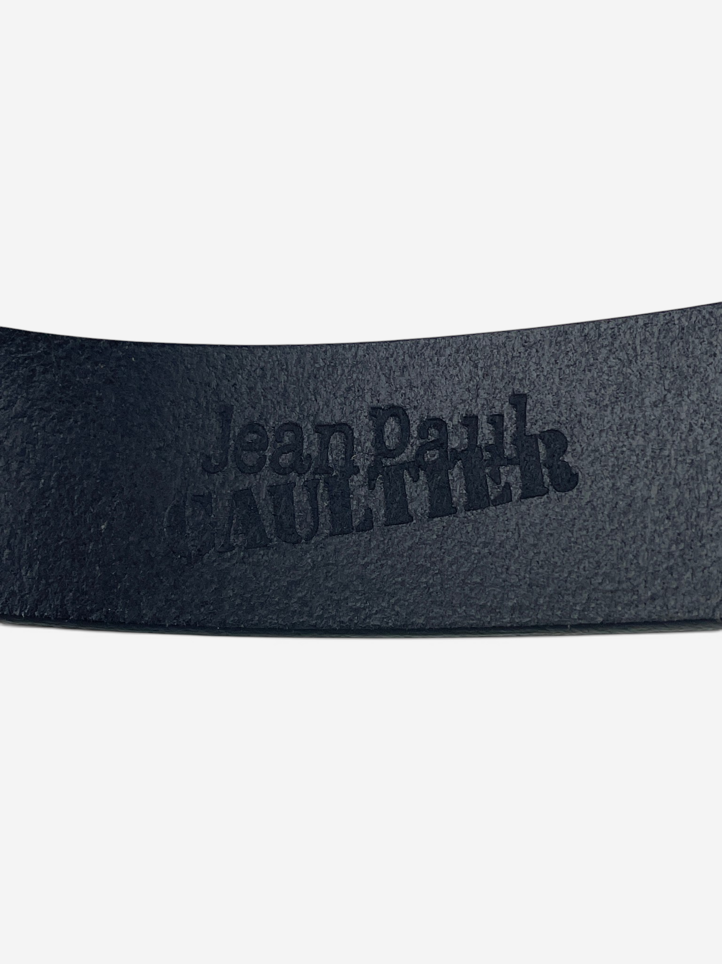 Jean Paul Gaultier 90s Logo Buckle Belt – detail view 2