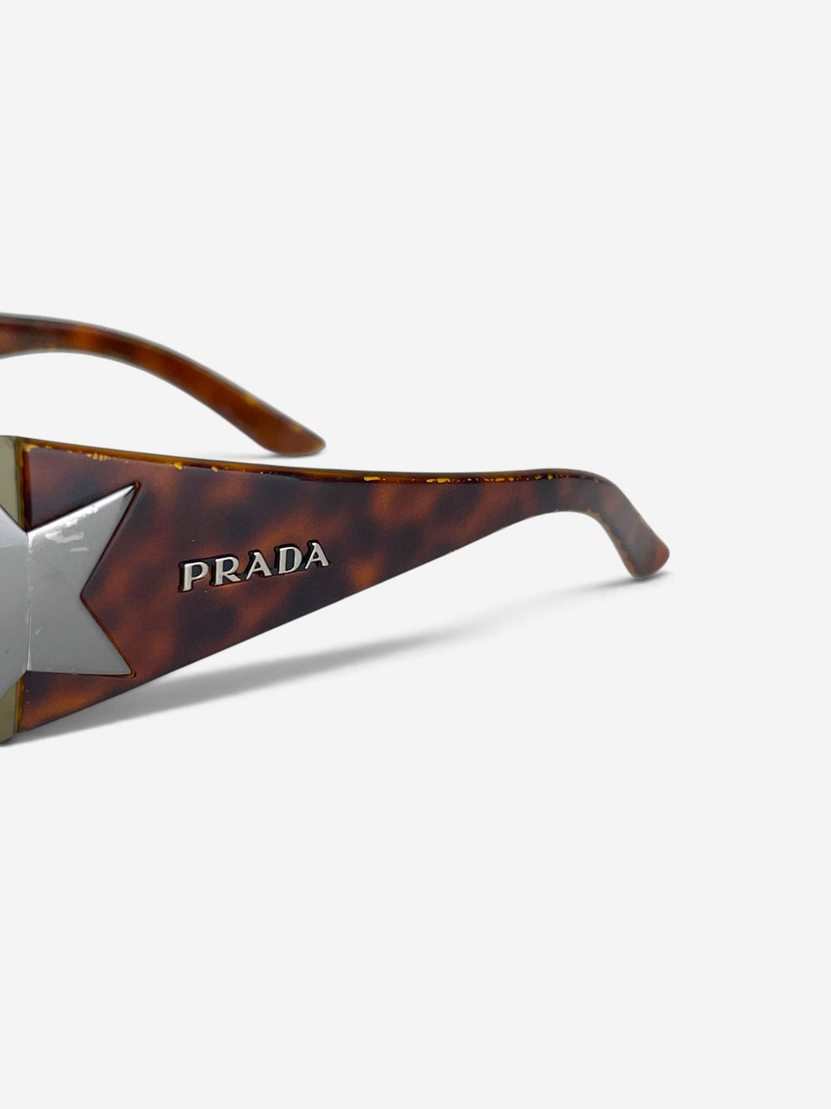 Prada SS04 ‘SPR72G’ Star Wrap Mask Shield Sunglasses – view 8