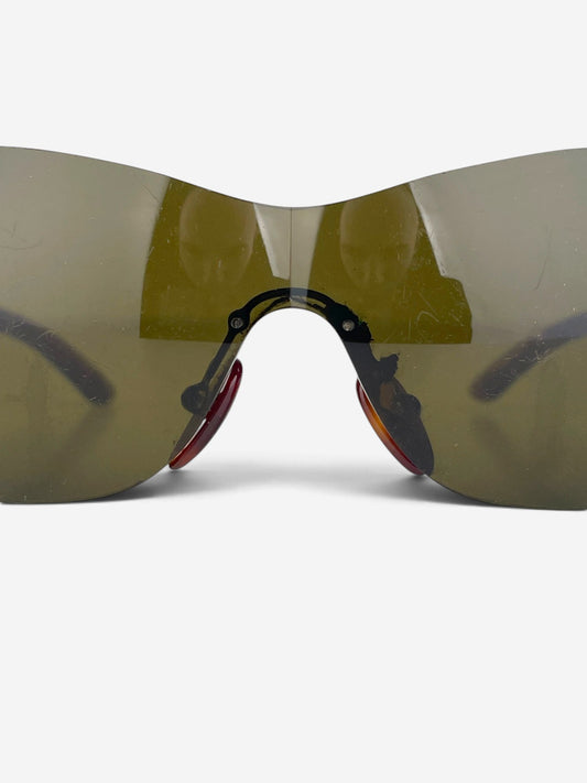 Prada SS04 ‘SPR72G’ Star Wrap Mask Shield Sunglasses – view 10