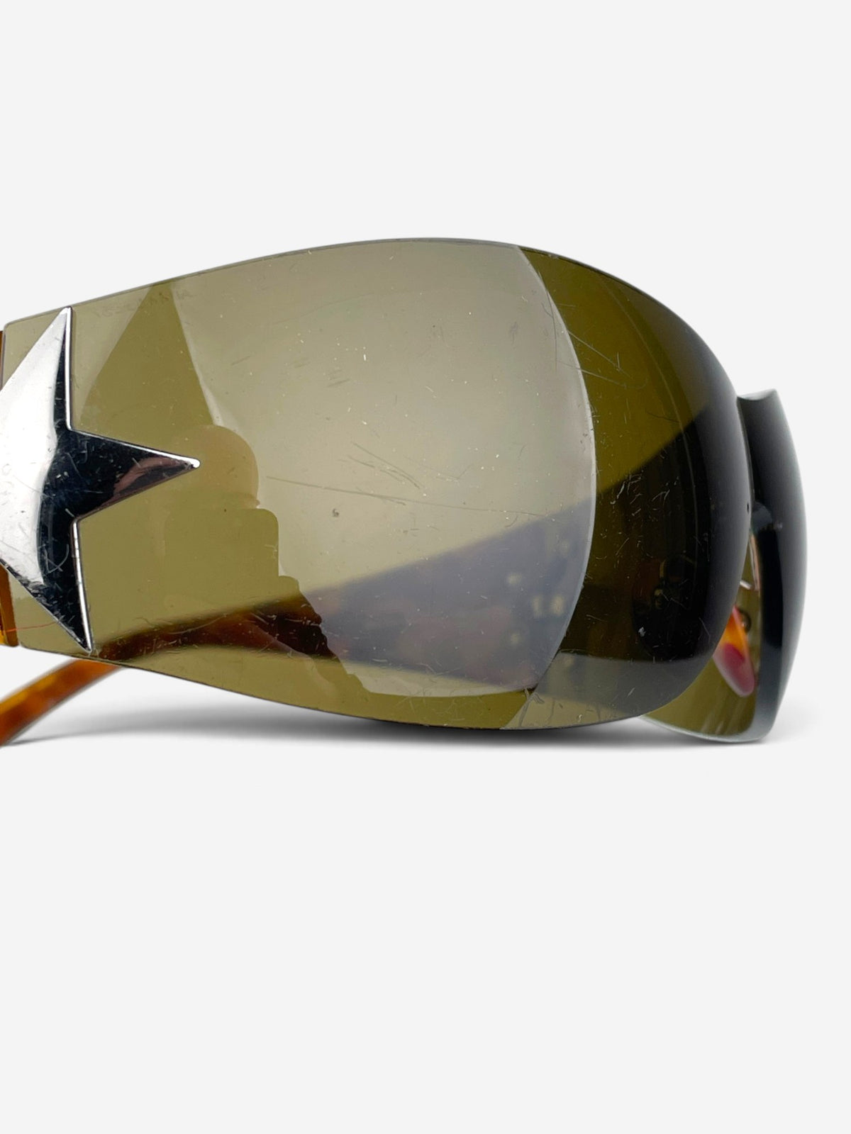 Prada SS04 ‘SPR72G’ Star Wrap Mask Shield Sunglasses – view 11