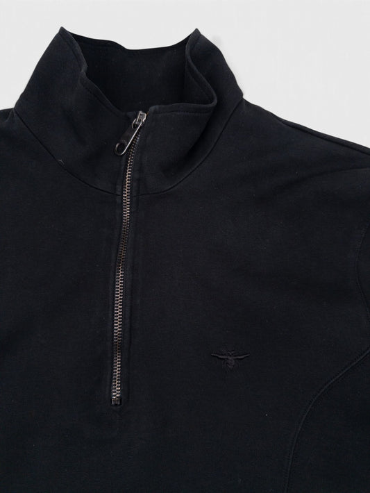 Dior Homme by Hedi Slimane SS04 Panelled Bee Quarter Zip Sweater Sweatsuit – view 2