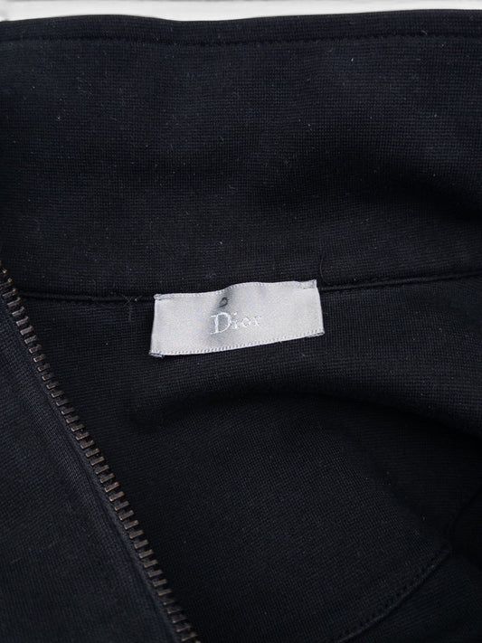 Dior Homme by Hedi Slimane SS04 Panelled Bee Quarter Zip Sweater Sweatsuit – view 7