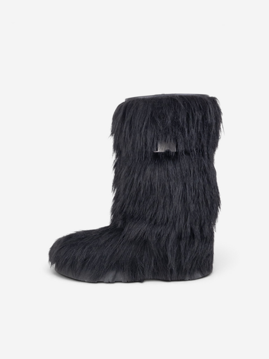 Prada AW99 Apres Ski Snow Fur Boots – side view