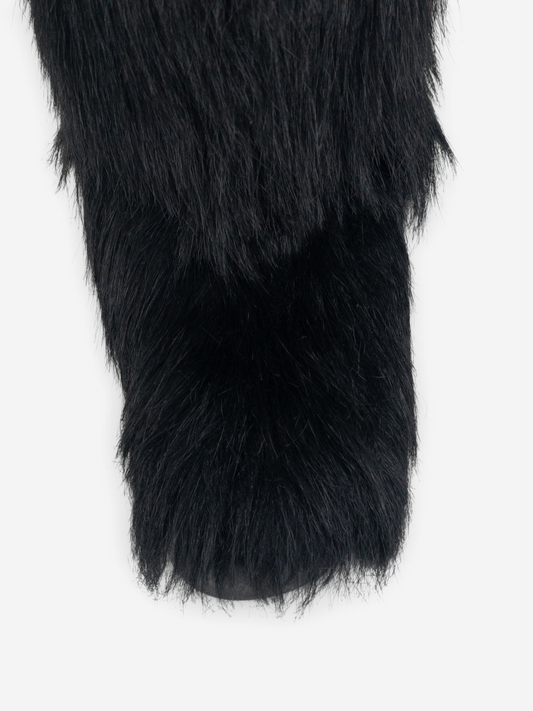 Prada AW99 Apres Ski Snow Fur Boots – shaft detail