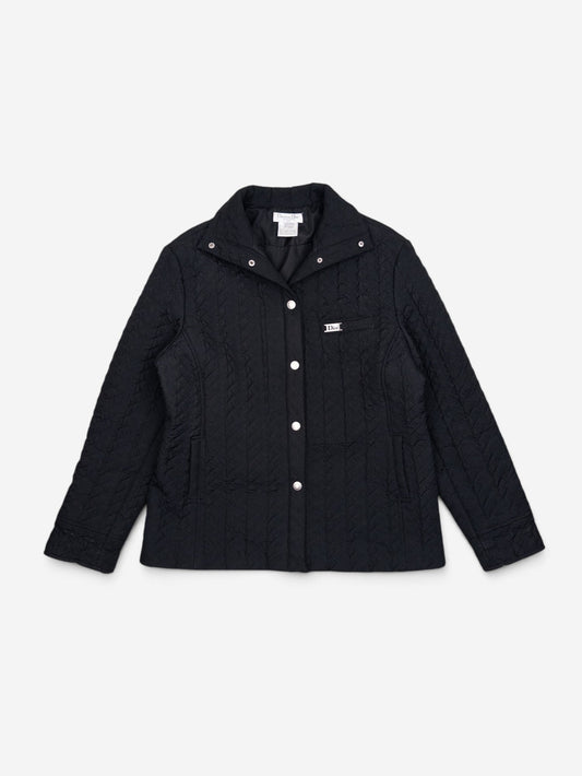 Dior by Galliano AW02 Quilted Diorissimo Trotter Monogram Overshirt – front view