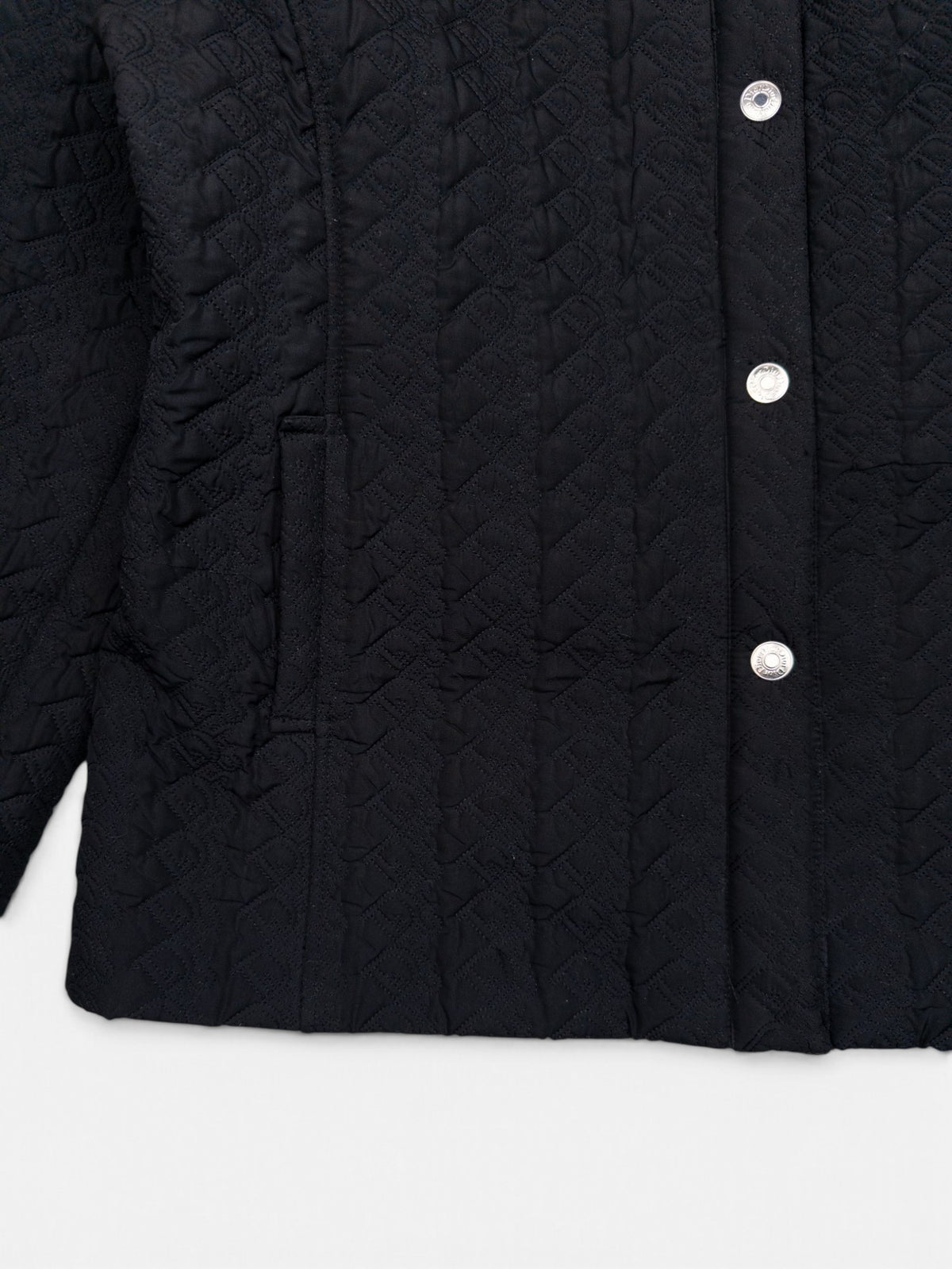 Dior by Galliano AW02 Quilted Diorissimo Trotter Monogram Overshirt – view 2