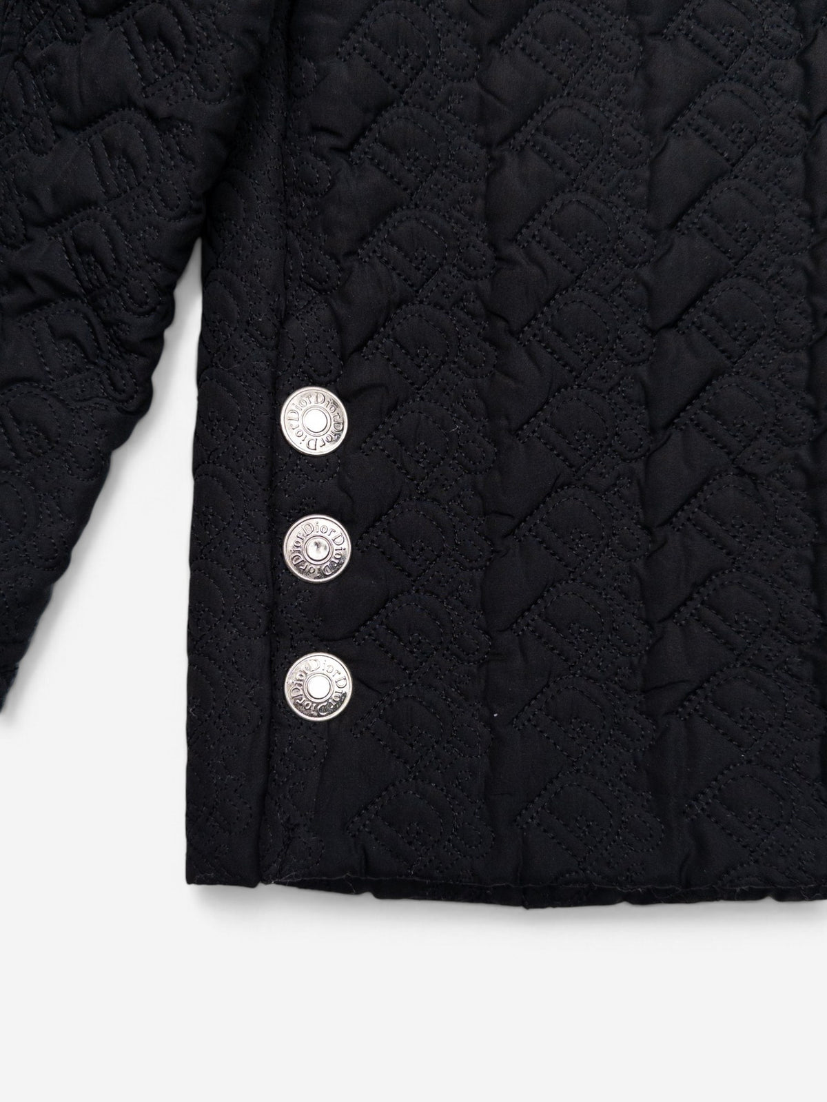Dior by Galliano AW02 Quilted Diorissimo Trotter Monogram Overshirt – view 6