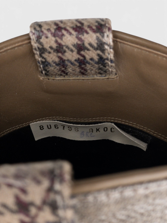 Fendi AW18 Coated Plaid Western Cowboy Boots – inner label