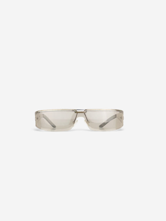 Gucci by Tom Ford 2000s 'GG 1726' Wrap Mask Shield Sunglasses – front view