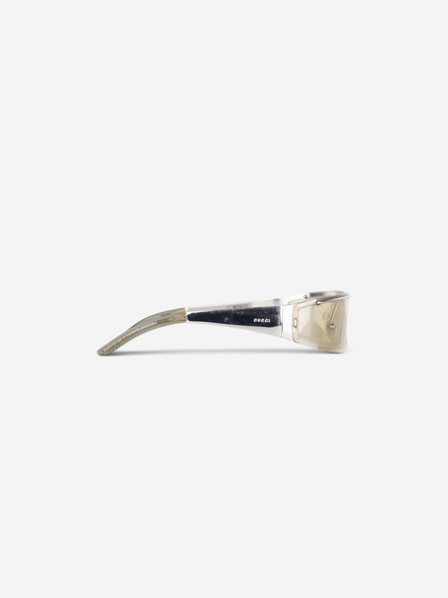 Gucci by Tom Ford 2000s 'GG 1726' Wrap Mask Shield Sunglasses – side view from the other side