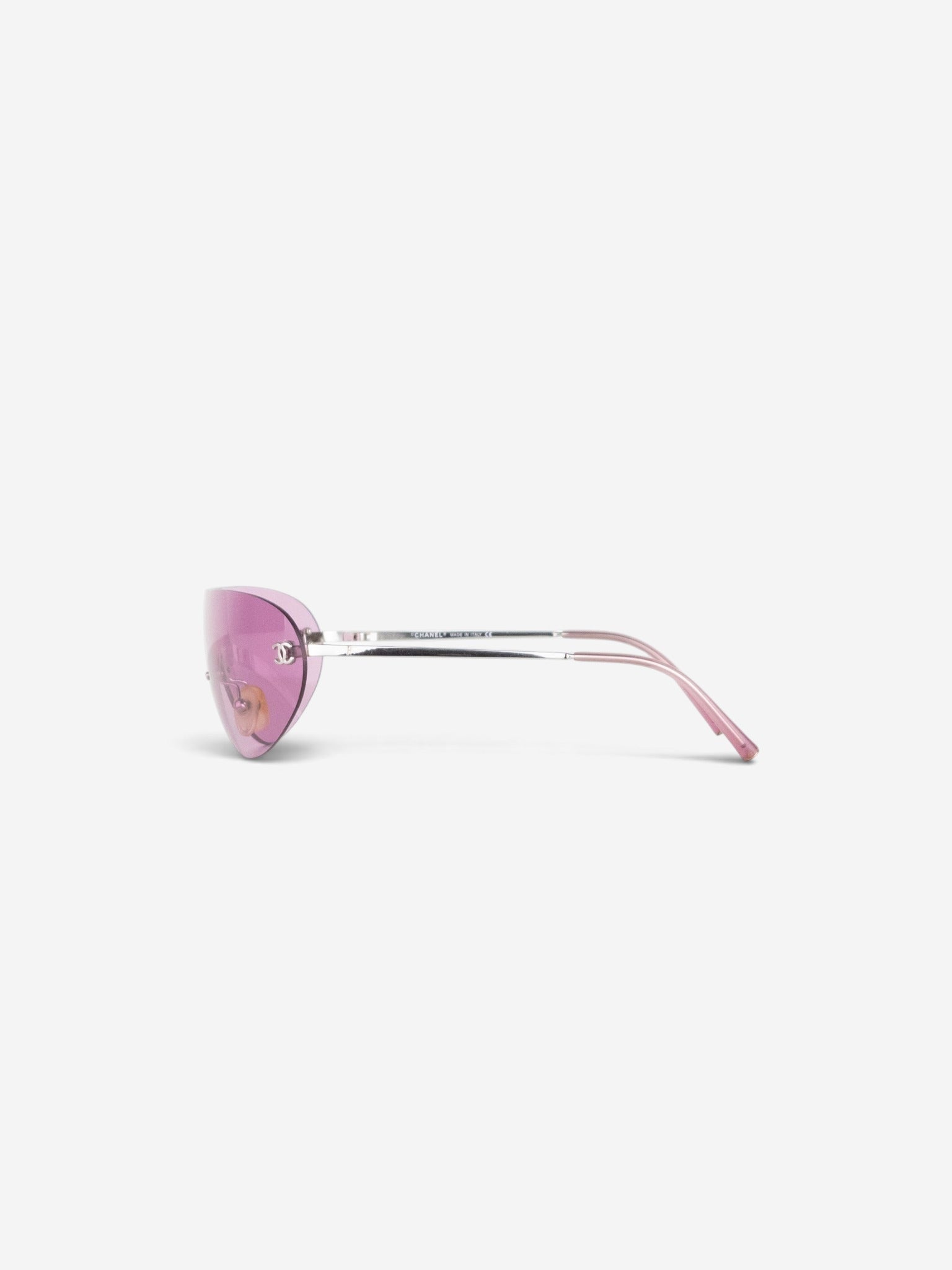 Chanel by Karl Lagerfeld 2000s '4014' Sports Wrap Mask Shield Sunglasses – side view