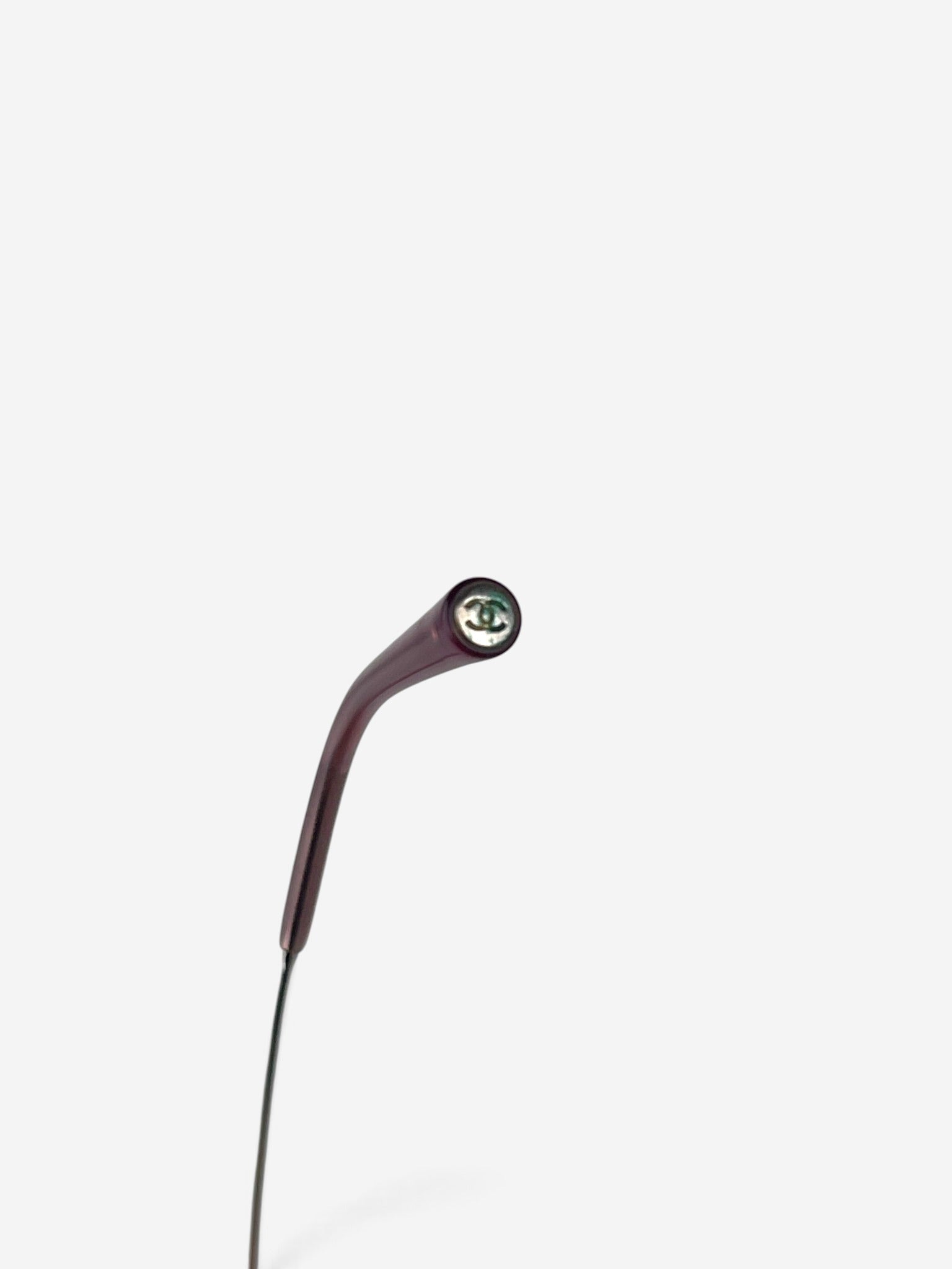 Chanel by Karl Lagerfeld 2000s '4014' Sports Wrap Mask Shield Sunglasses – temple tip CC stud detail