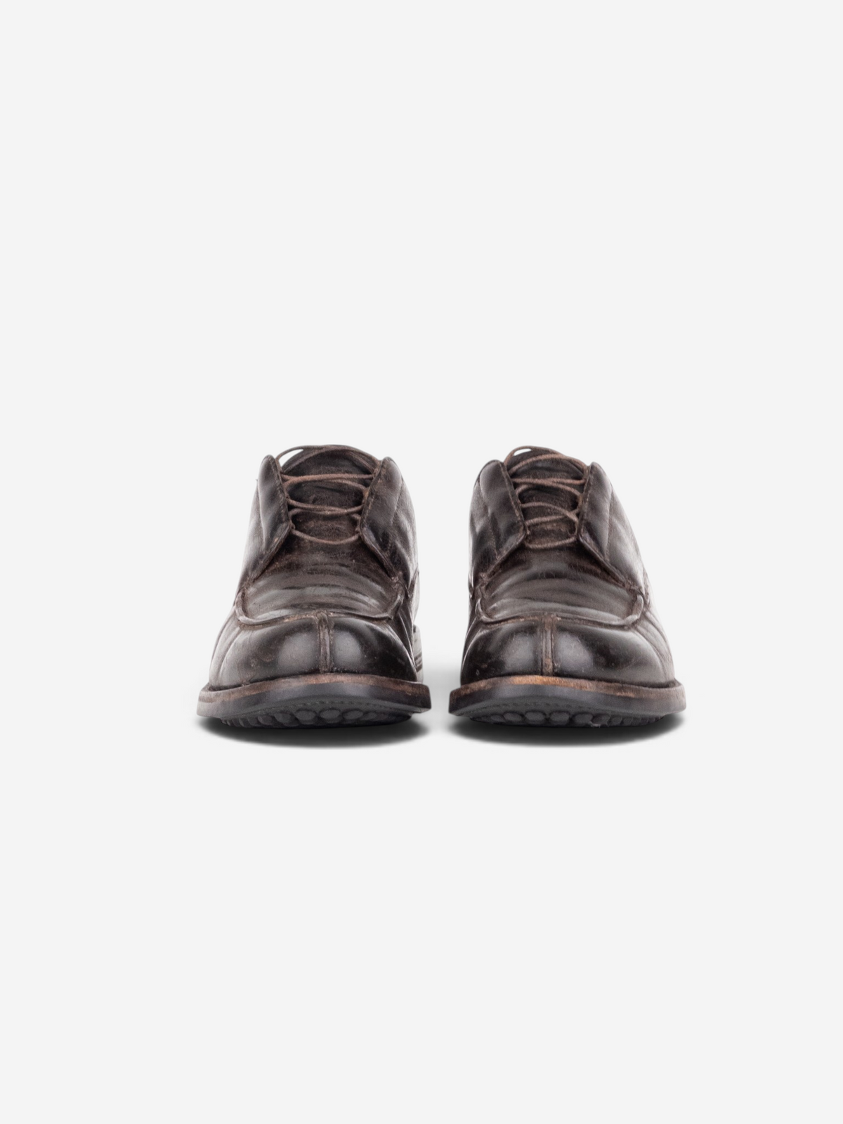 Prada AW99 Split Toe Derby Shoes – pair front view