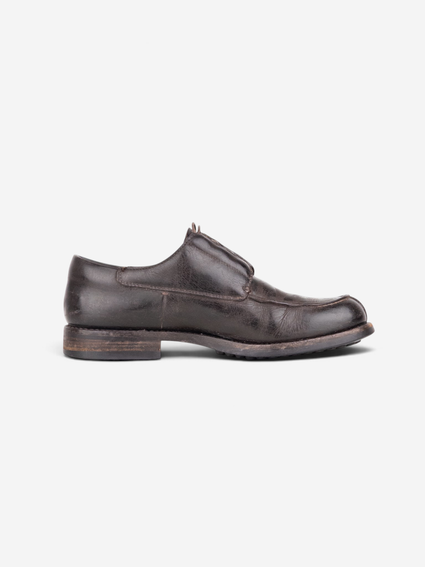 Prada AW99 Split Toe Derby Shoes – side view