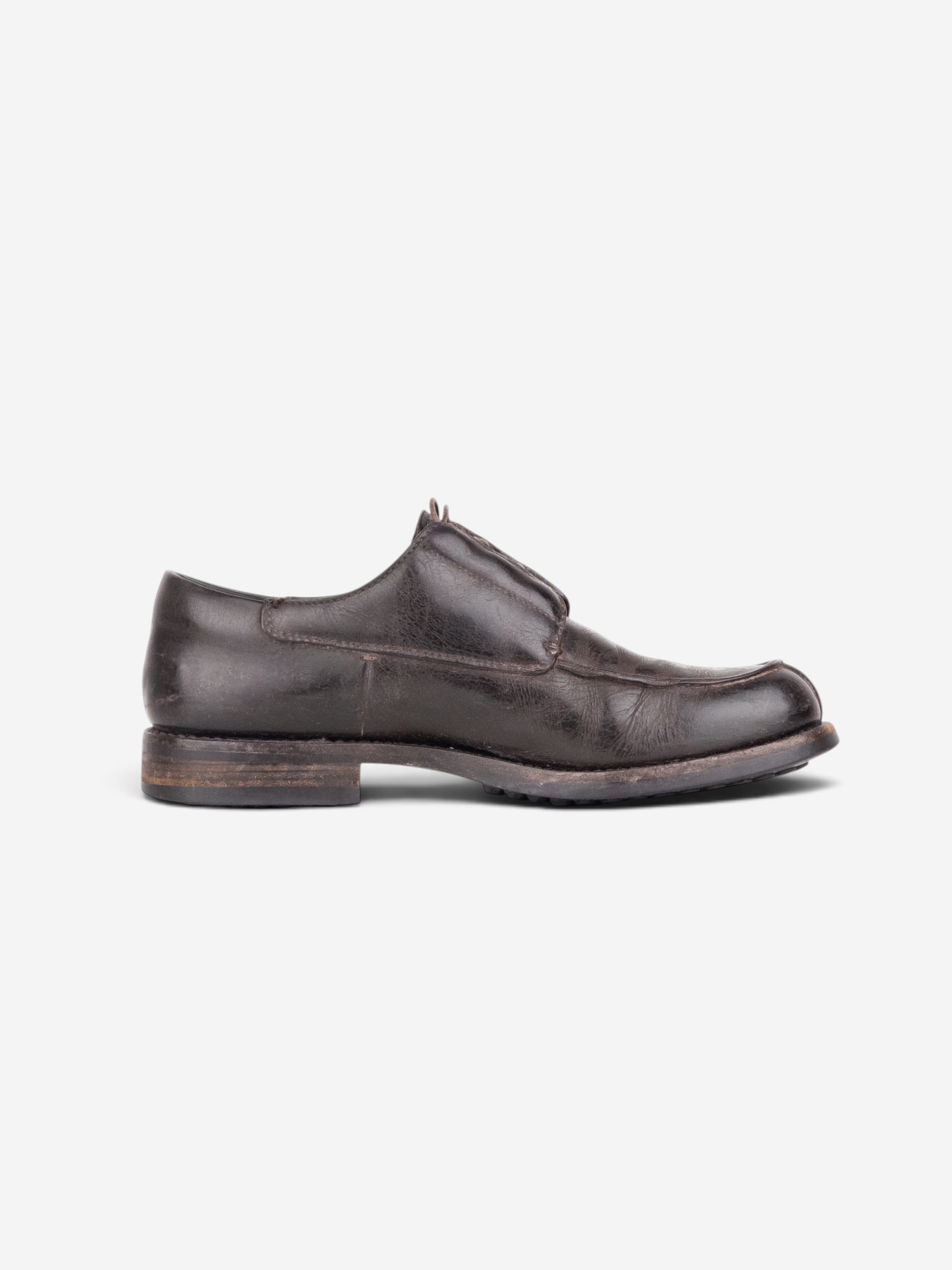 Prada AW99 Split Toe Derby Shoes – side view