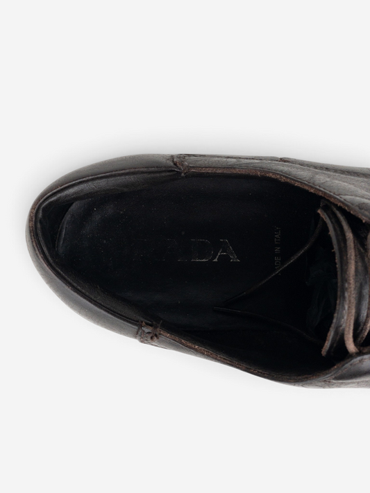 Prada AW99 Split Toe Derby Shoes – brand label