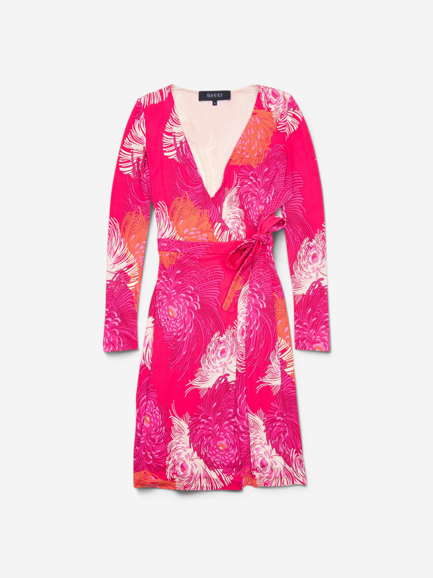 Gucci by Frida Giannini SS13 Floral Print Summer Wrap Maxi Dress