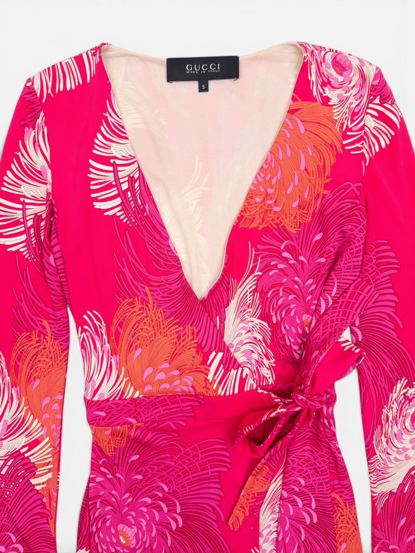 Gucci by Frida Giannini SS13 Floral Print Summer Wrap Maxi Dress