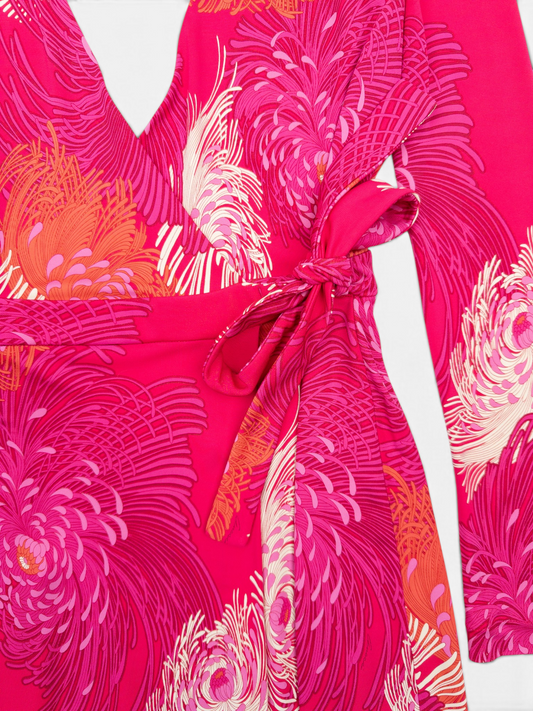 Gucci by Frida Giannini SS13 Floral Print Summer Wrap Maxi Dress