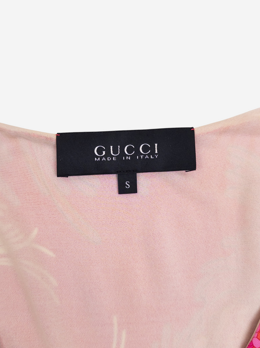 Gucci by Frida Giannini SS13 Floral Print Summer Wrap Maxi Dress