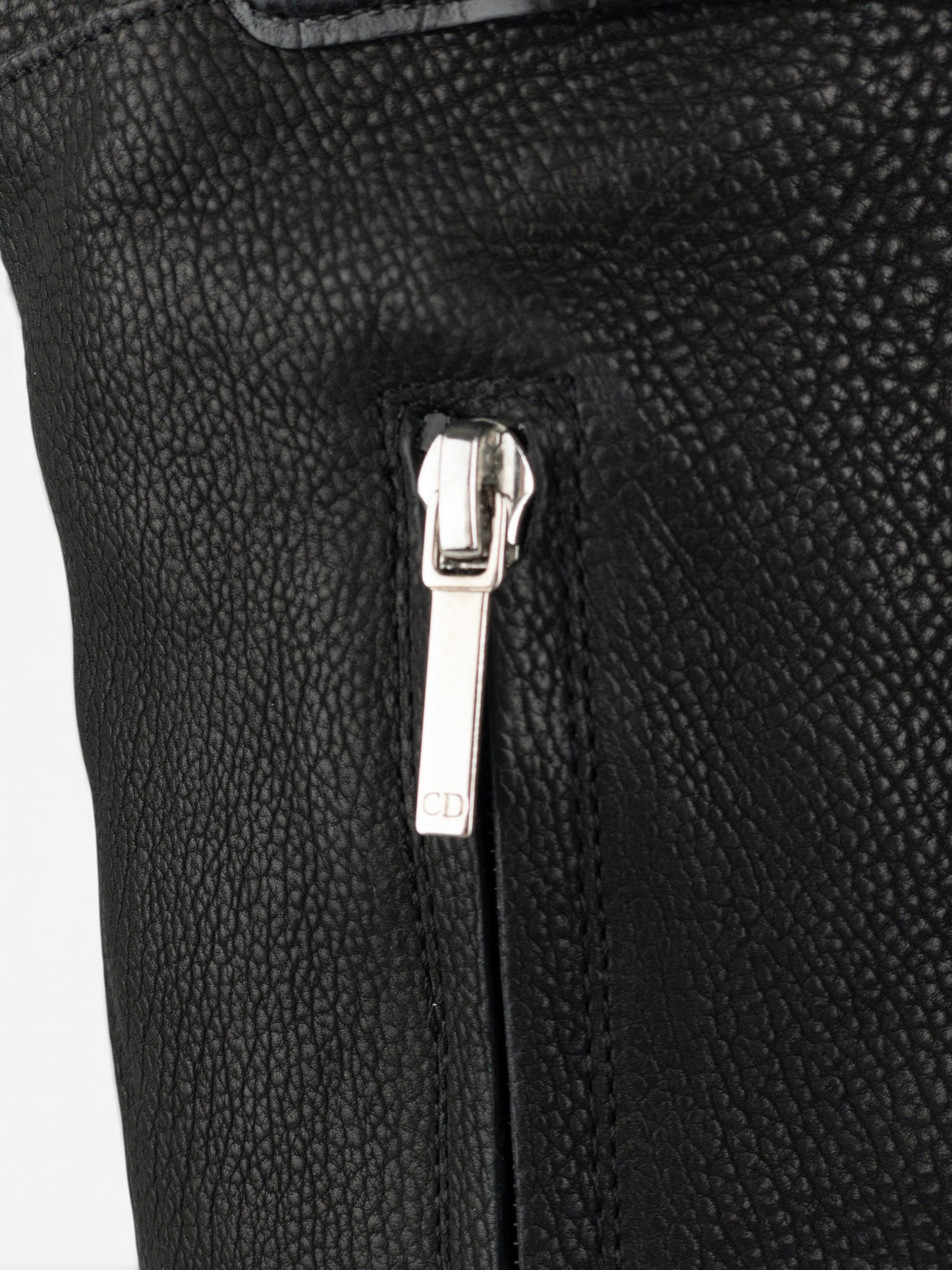 Dior by Galliano AW11 'Guetre' Overknee Bondage Platform Heel Boots – zipper detail