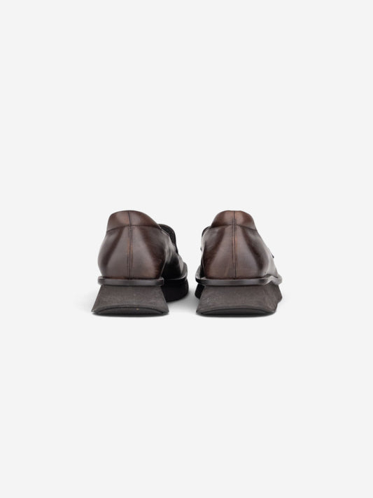 Prada SS99 Sailor Sole Square Toe Loafers – view 4