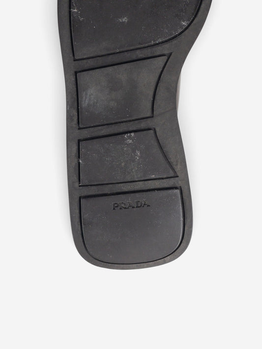Prada SS99 Sailor Sole Square Toe Loafers – view 9