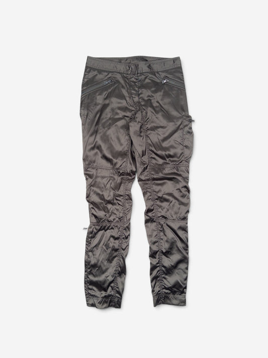 Prada 2000s Linea Rossa Military Zipper Cargo Pants – front view