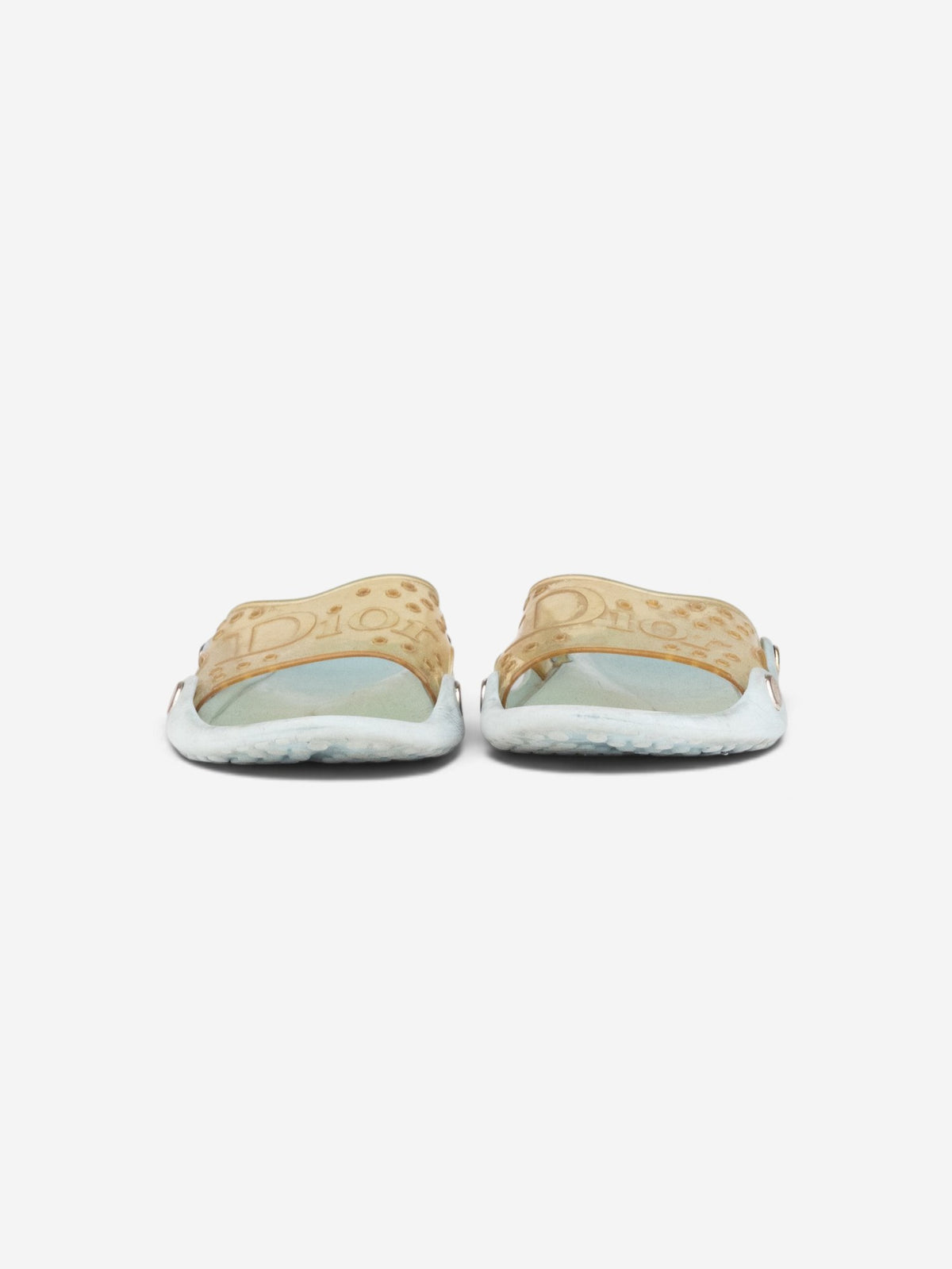 Dior by Galliano SS04 ‘Surf’ Transparent Rubber Sandal Slides – view 2