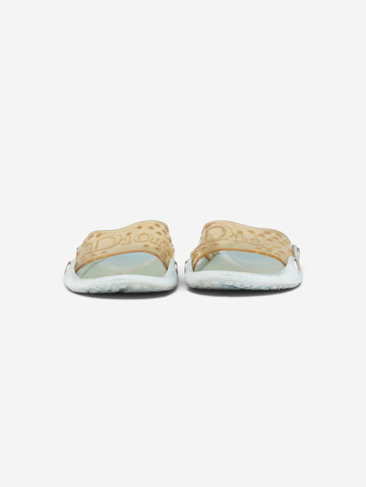 Dior by Galliano SS04 ‘Surf’ Transparent Rubber Sandal Slides – view 2