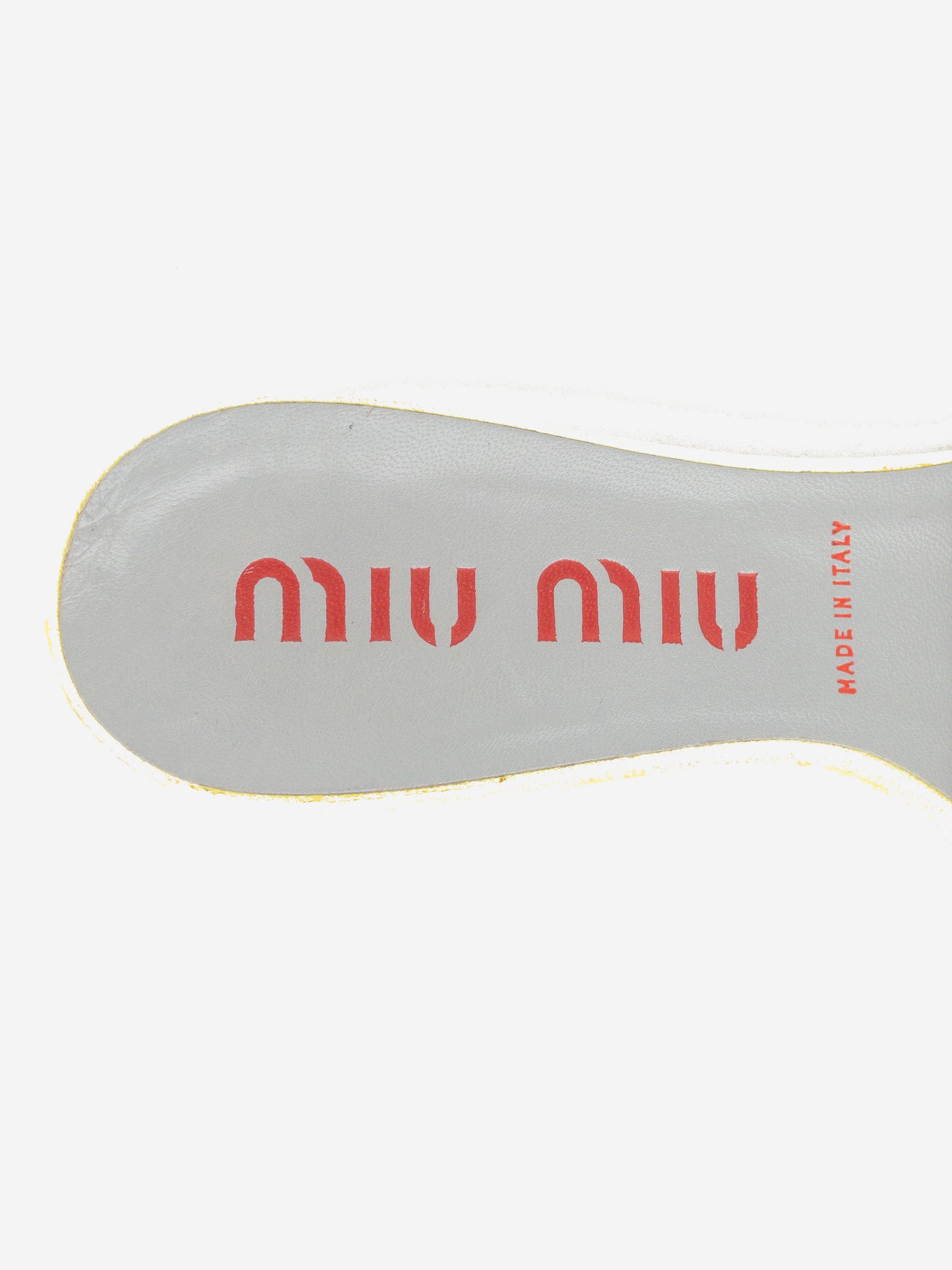 Miu Miu 2000s Bow Sandel Wedge Mule Heels