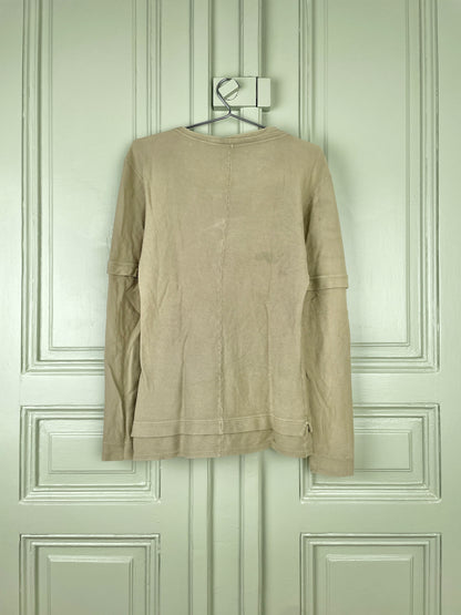 Carol Christian Poell SS02 'TRADITIONAL ESCAPE' Double Layer Longsleeve