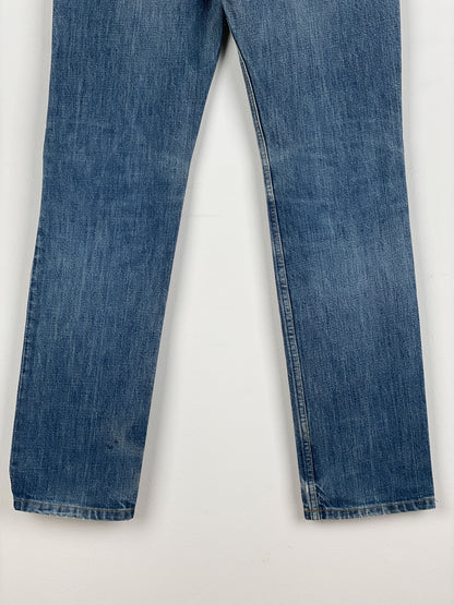 Helmut Lang 1990s Washed Distressed Denim Jeans