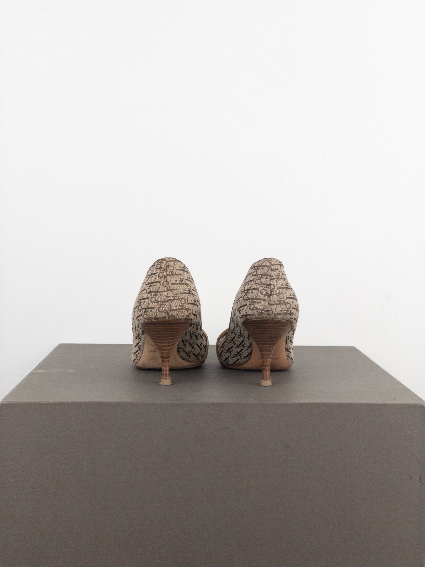 Dior by Galliano SS02 ‘Street Chic’ Buckle Monogram Pump Heels