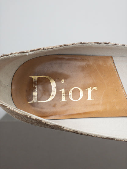 Dior by Galliano SS02 ‘Street Chic’ Buckle Monogram Pump Heels
