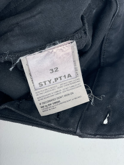 RAF by Raf Simons AW98 'Radioactivity' Multi-Pocket Cargo Pants
