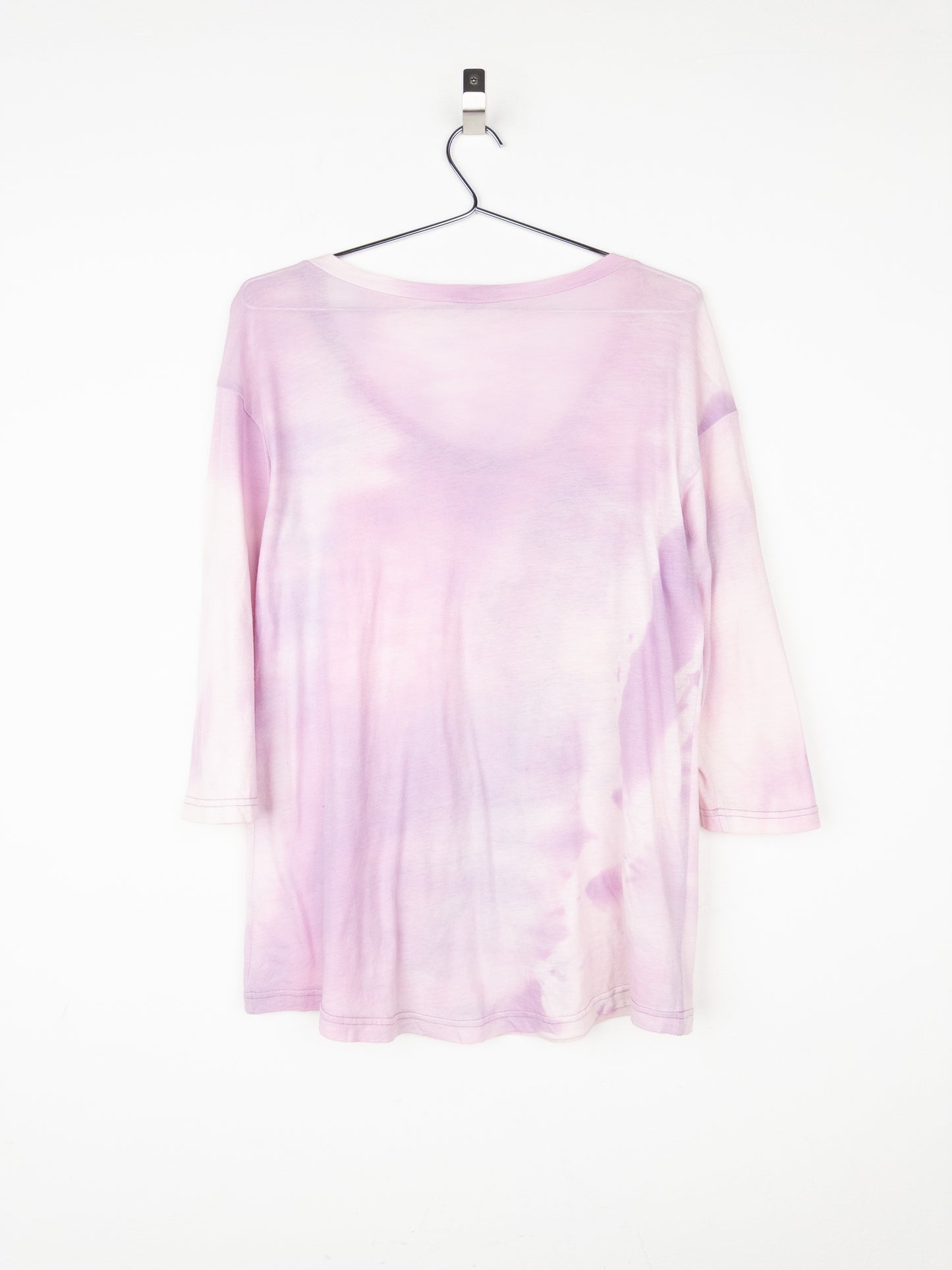 Balmain by Decarnin 2010s ¾-Sleeve Metal Thread Floral Embroidery Top
