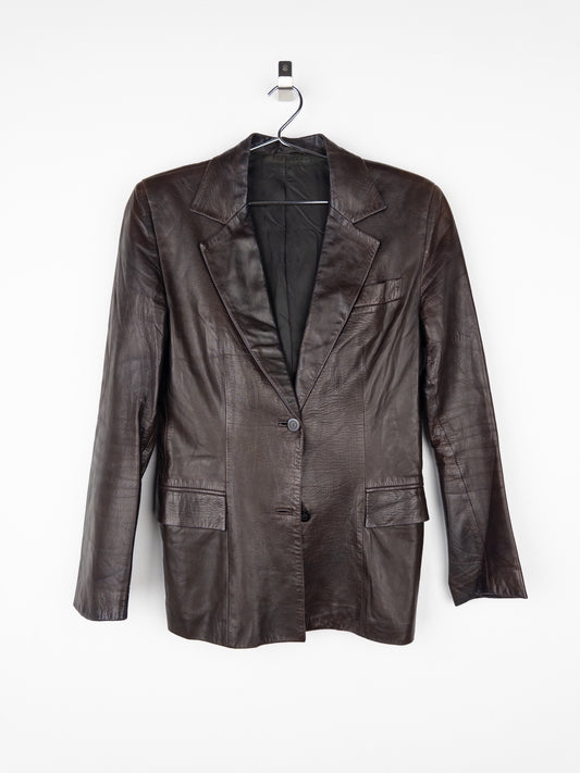 Gucci by Tom Ford AW98 Leather Blazer Jacket