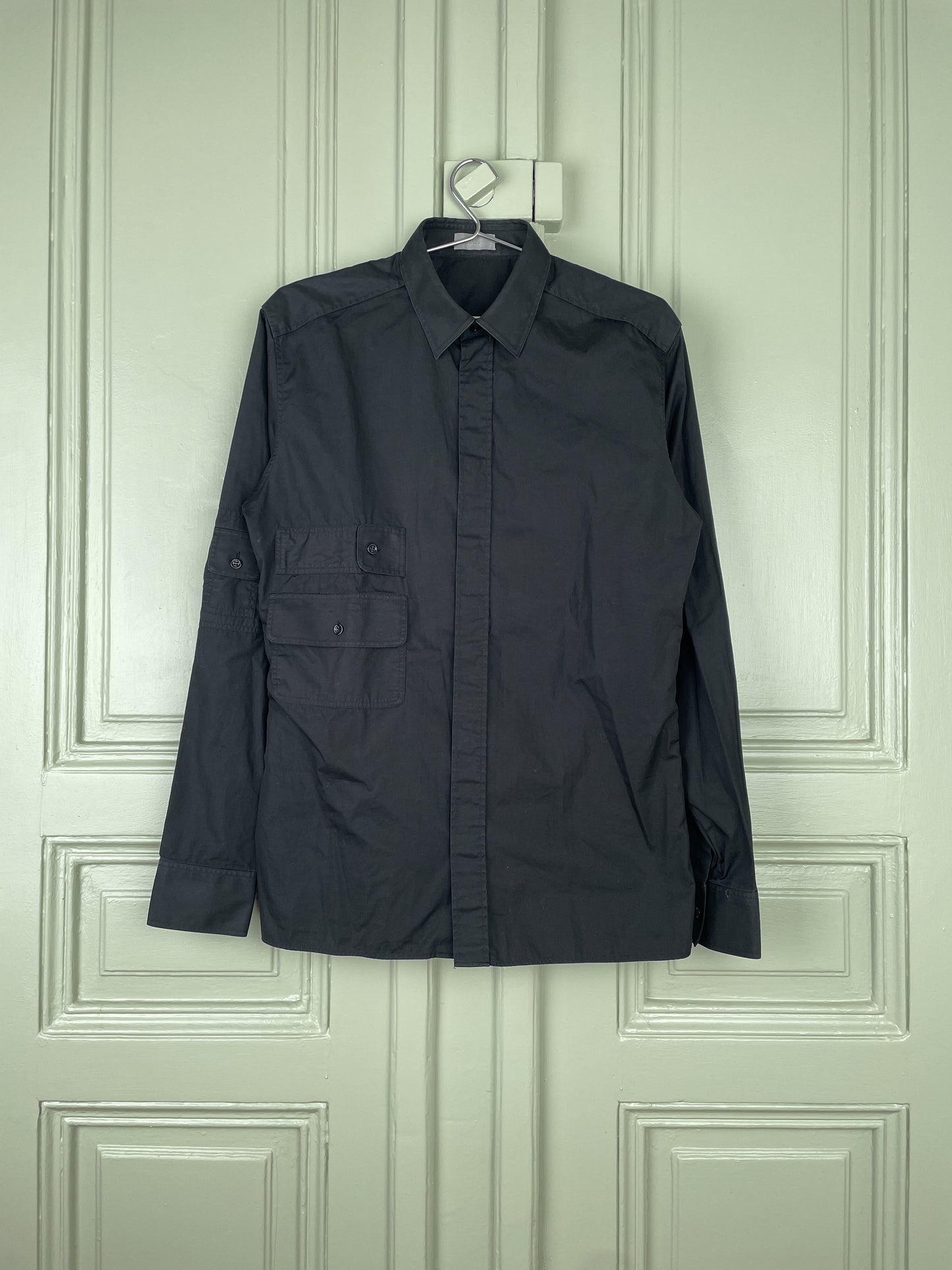 Dior Homme SS07 'WE LOOK GOOD TOGETHER' Multi-Pocket Safari Button-Up Shirt