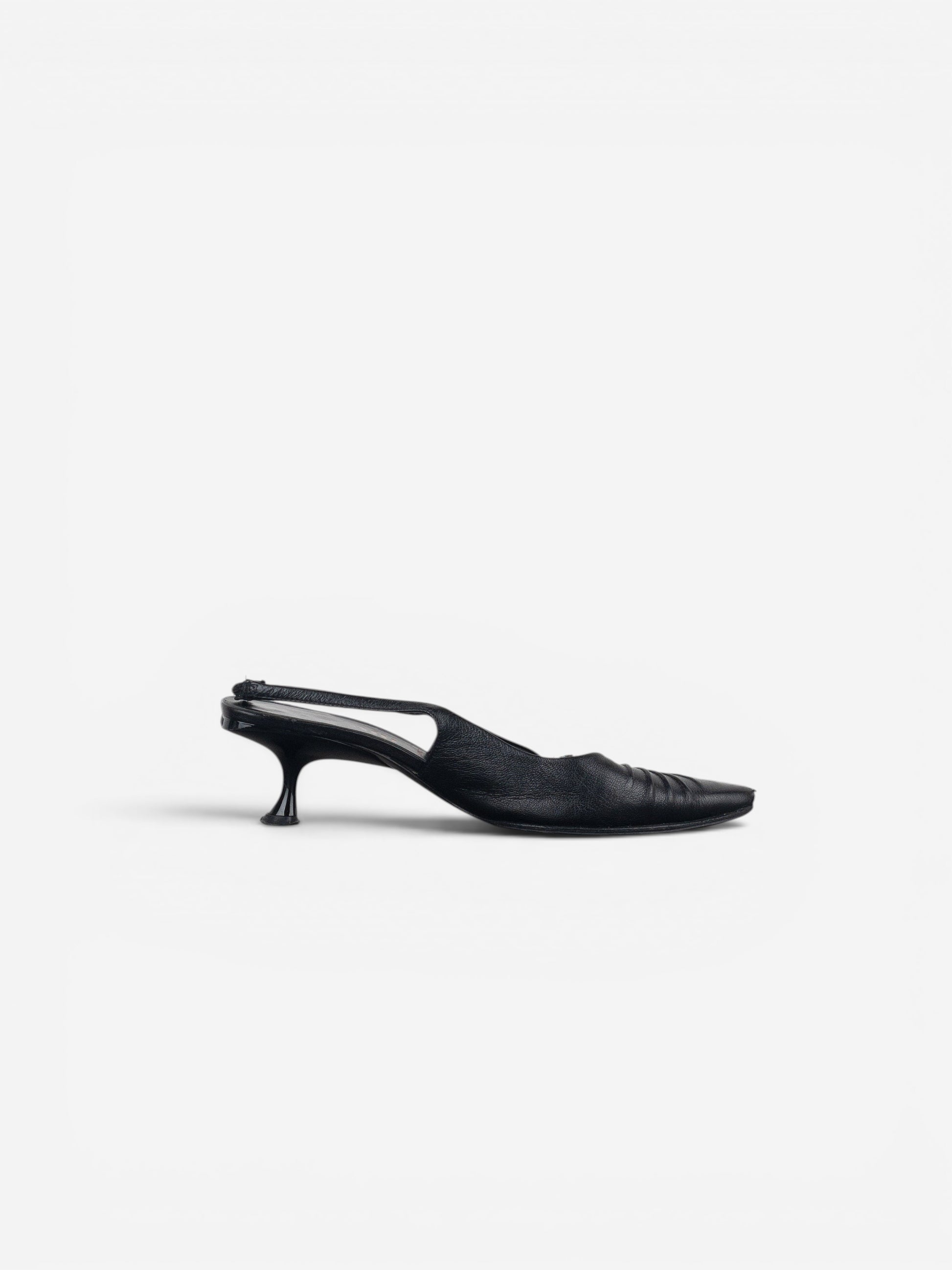 Miu Miu SS00 Pointed Toe Slingback Kitten Heels – photo 6