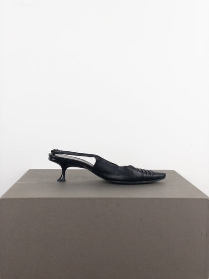 Miu Miu SS00 Pointed Toe Slingback Kitten Heels