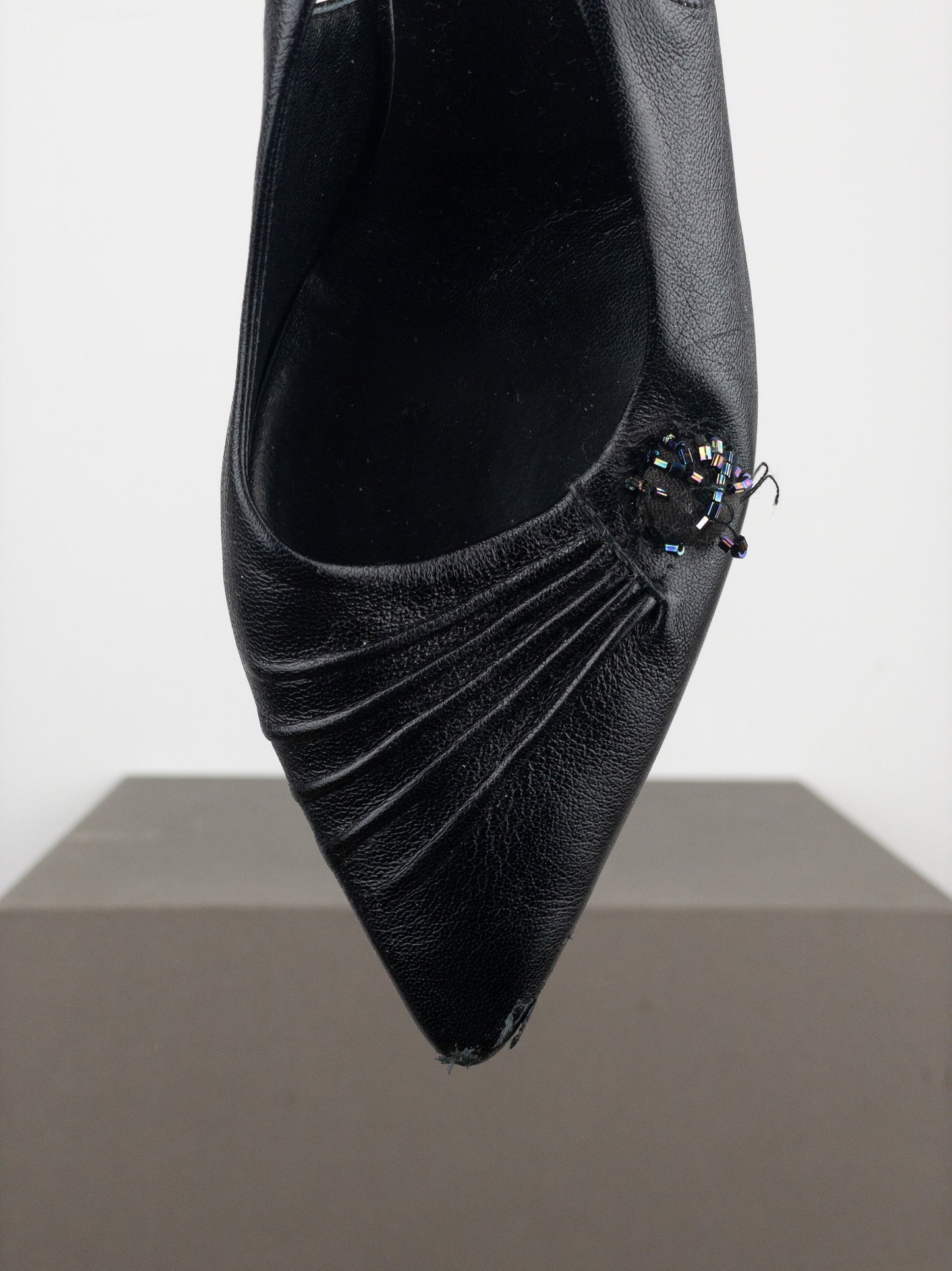 Miu Miu SS00 Pointed Toe Slingback Kitten Heels