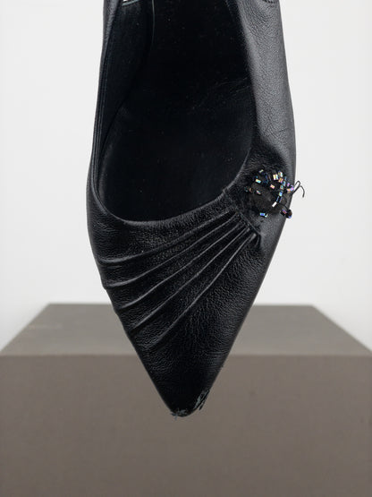 Miu Miu SS00 Pointed Toe Slingback Kitten Heels